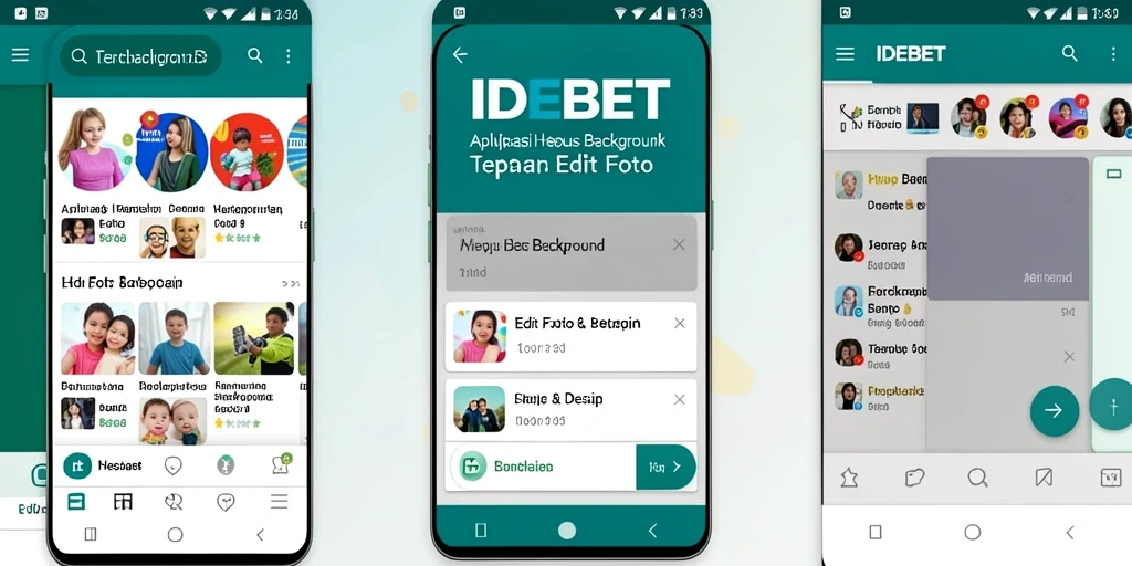 Tampilan antarmuka utama IDEBET yang sederhana dan efektif.