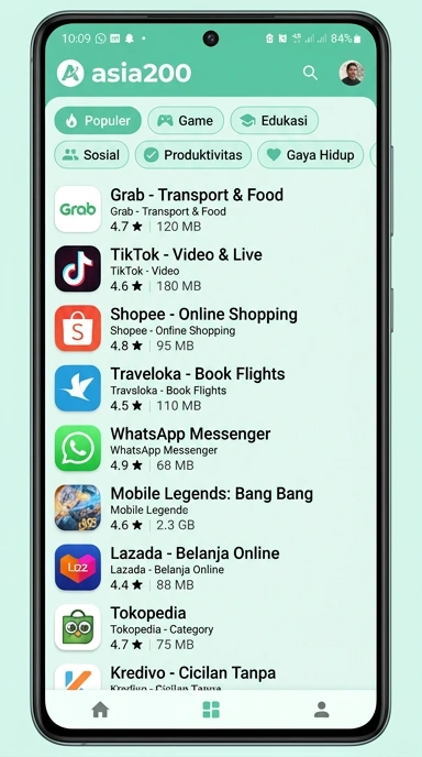 Unduh Aplikasi Populer di asia200 — Temukan Pilihan Terbaik!